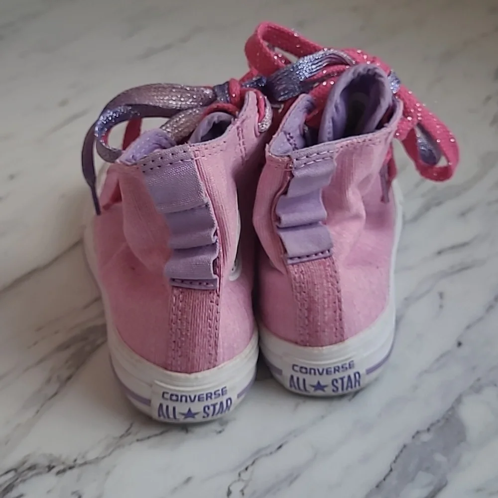 Converse Kids Pink & Purple Sneakers